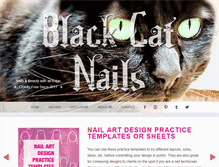 Tablet Screenshot of blackcatnails.com